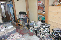 粗大ゴミ片付け前